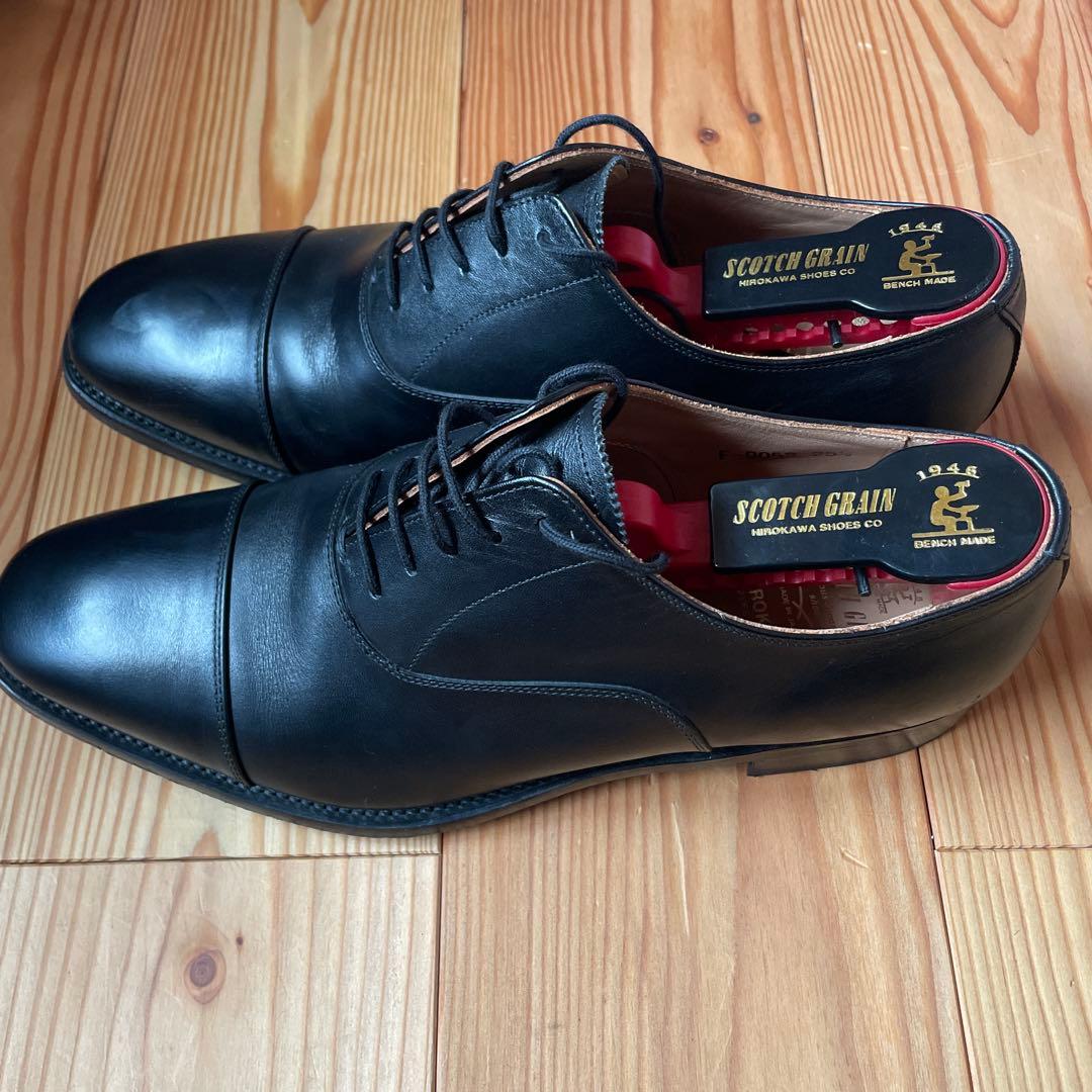 【美品】 SCOTCH GRAIN F-9052 EEE 25.5cm 冠婚葬祭