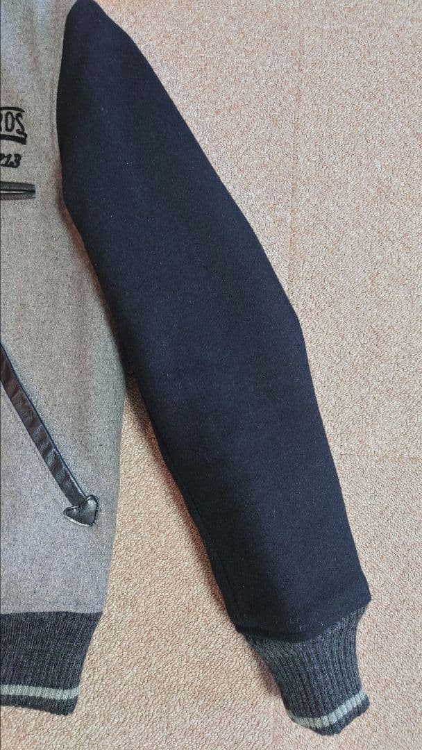 ハ*オ様 SCHOTT BROS. スタジャン グレー/ネイビー　Lサイズ