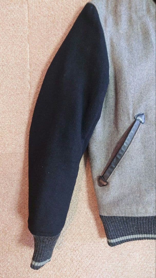 ハ*オ様 SCHOTT BROS. スタジャン グレー/ネイビー　Lサイズ