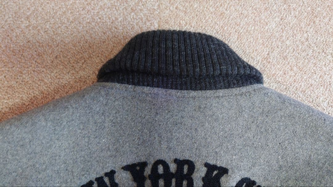 ハ*オ様 SCHOTT BROS. スタジャン グレー/ネイビー　Lサイズ