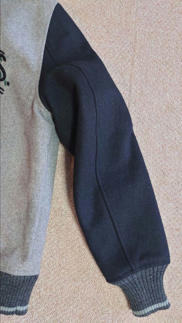 ハ*オ様 SCHOTT BROS. スタジャン グレー/ネイビー　Lサイズ