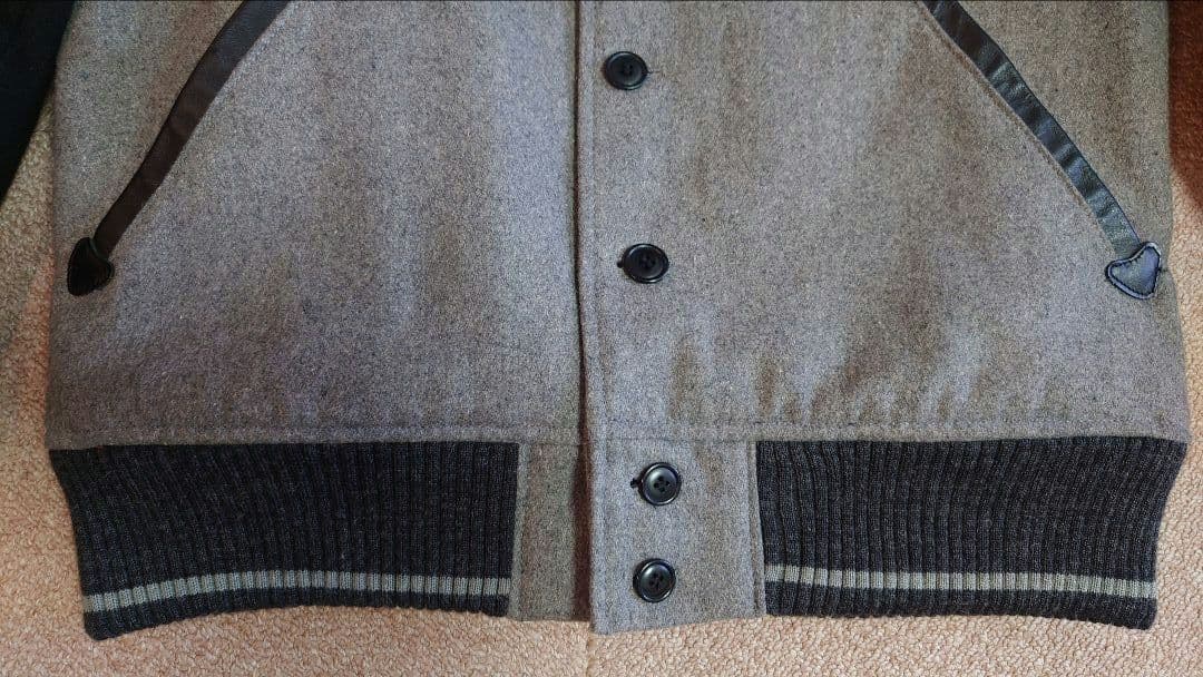 ハ*オ様 SCHOTT BROS. スタジャン グレー/ネイビー　Lサイズ