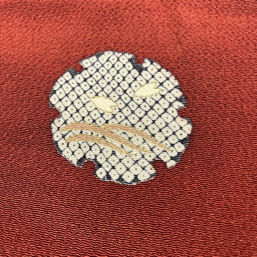 美品３点セット うさぎ小紋&相良刺繍名古屋帯&新品帯締め トールサイズ