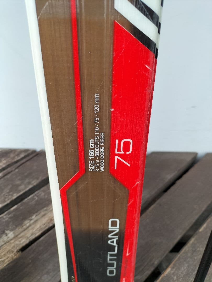 高体連の味方 OUTLAND166cm スキー板