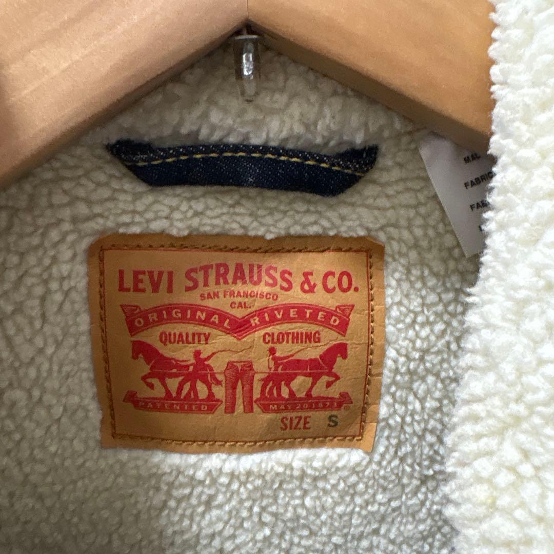 Levi's ボア襟 デニムジャケット