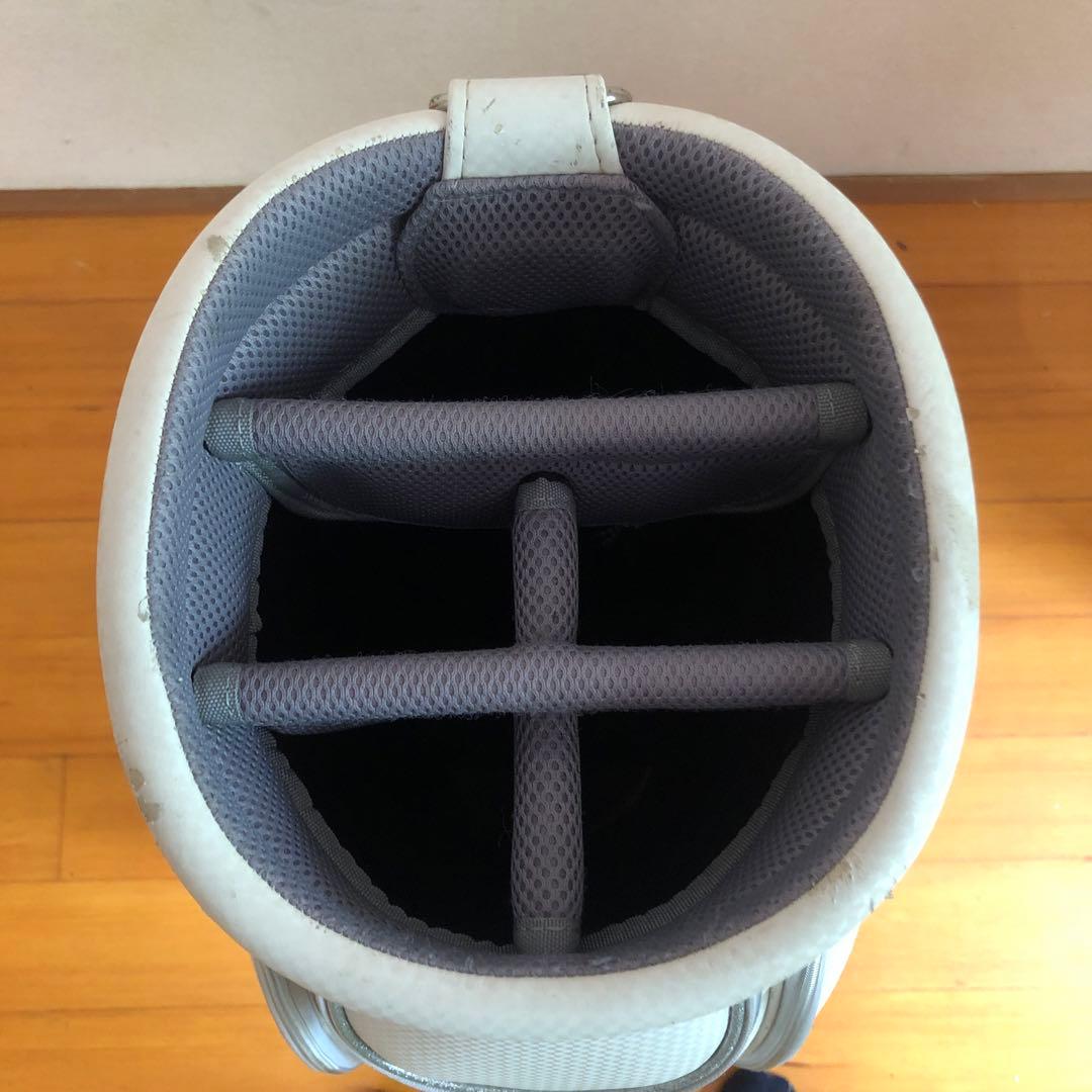 XXIO ゼクシオ キャディバッグ ホワイト フード付き レディース