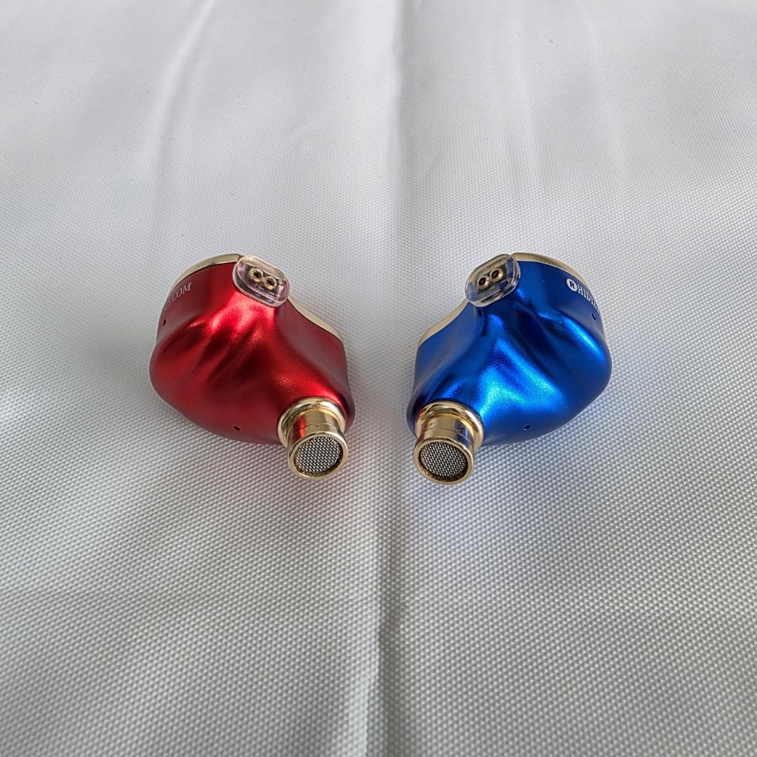 HIDIZS MS4 イヤホン レッド＆ブルー