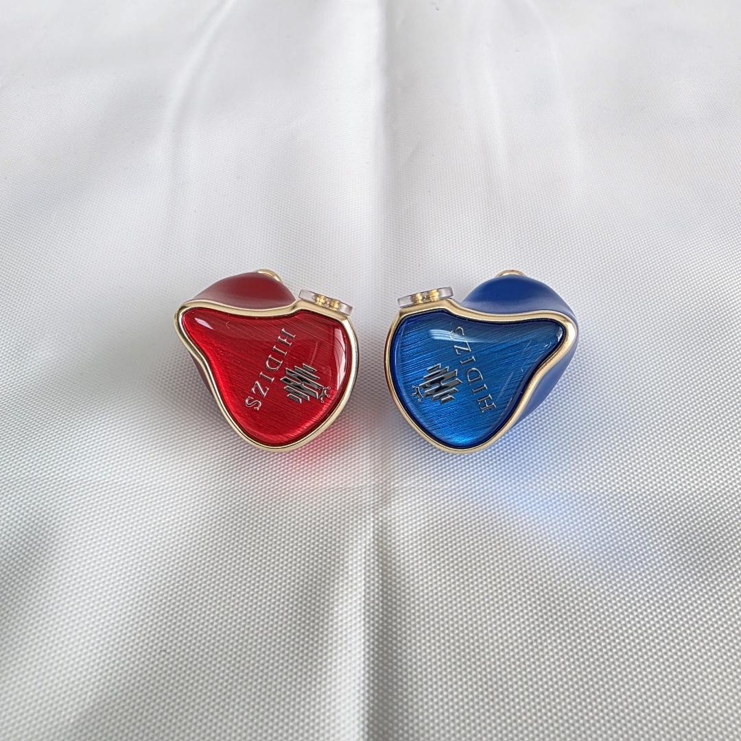 HIDIZS MS4 イヤホン レッド＆ブルー