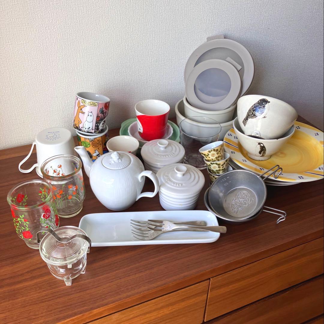 ロイヤルコペンハーゲン ミニティーポット ル・クルーゼなど食器35点以上セット