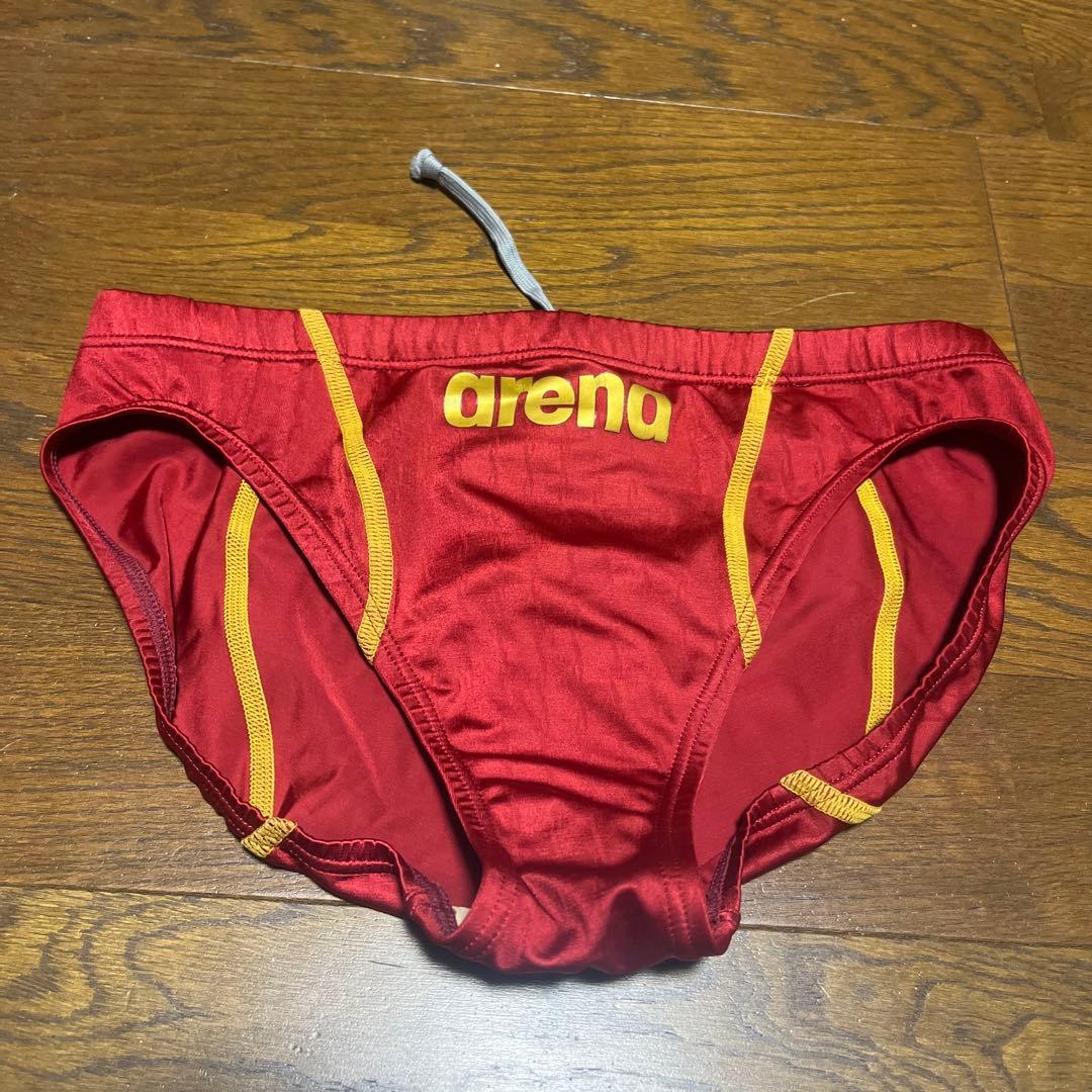 arena 競泳水着 男性用 L レッド