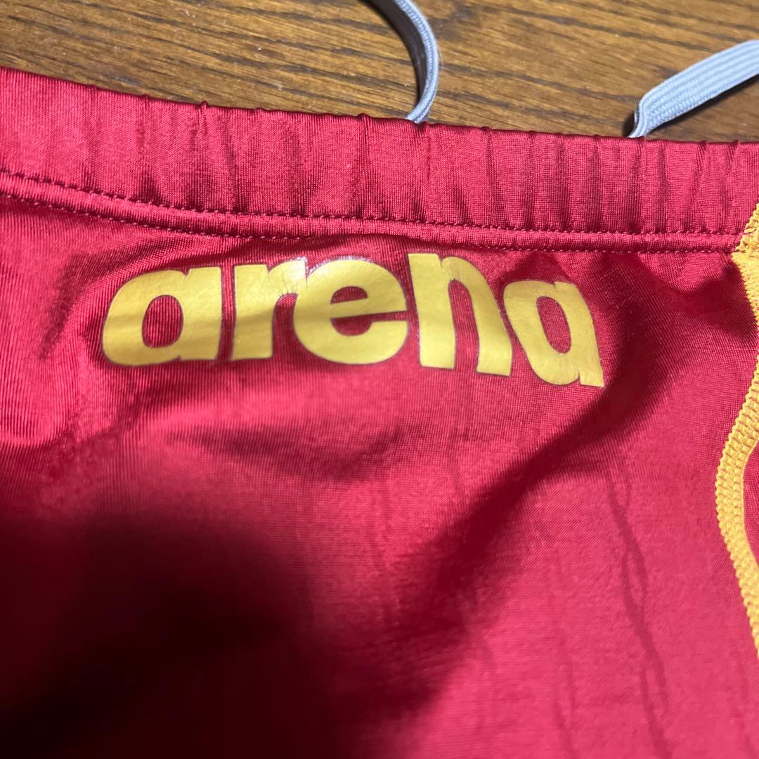 arena 競泳水着 男性用 L レッド