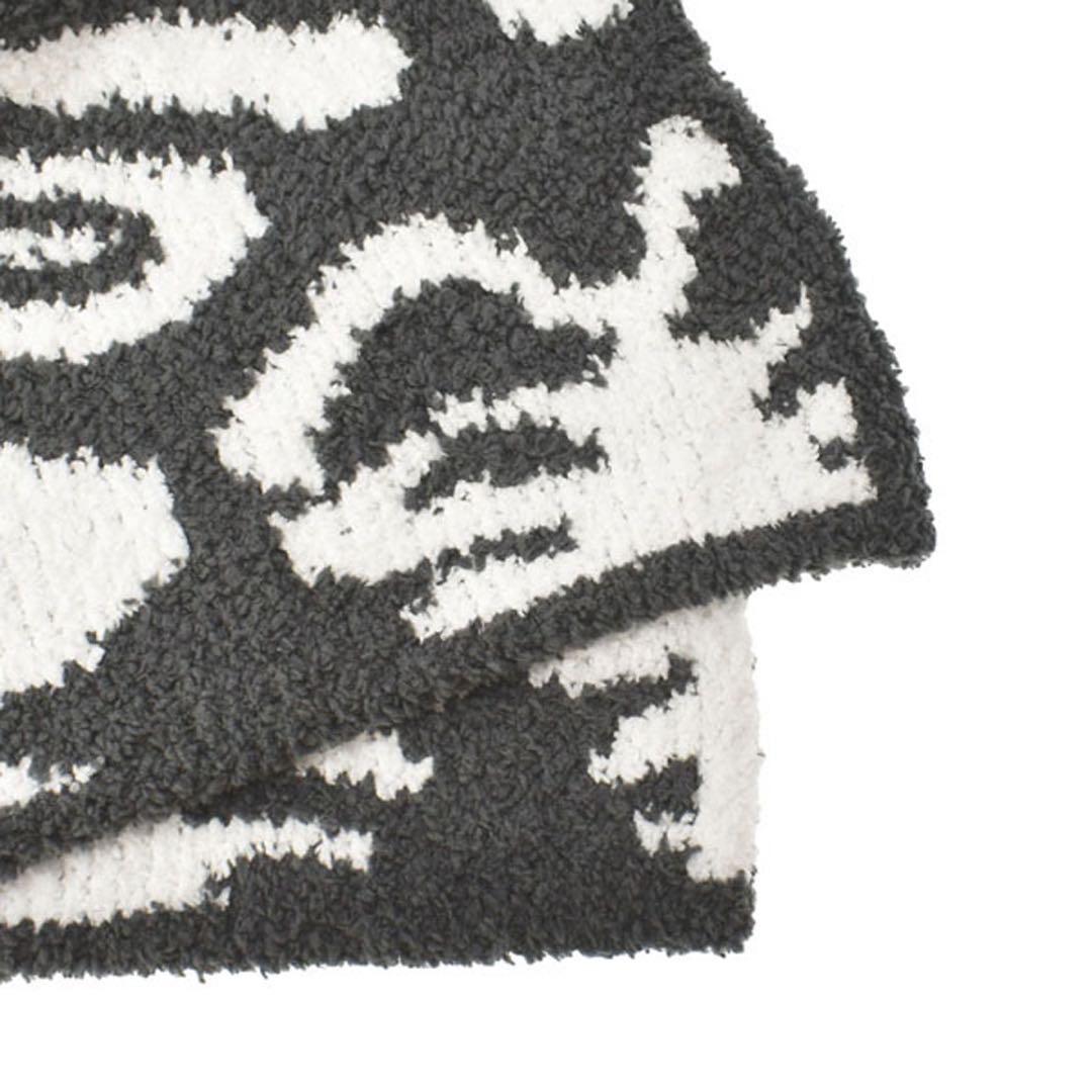 kashwere カシウエア ダマスクブランケット スレートホワイト