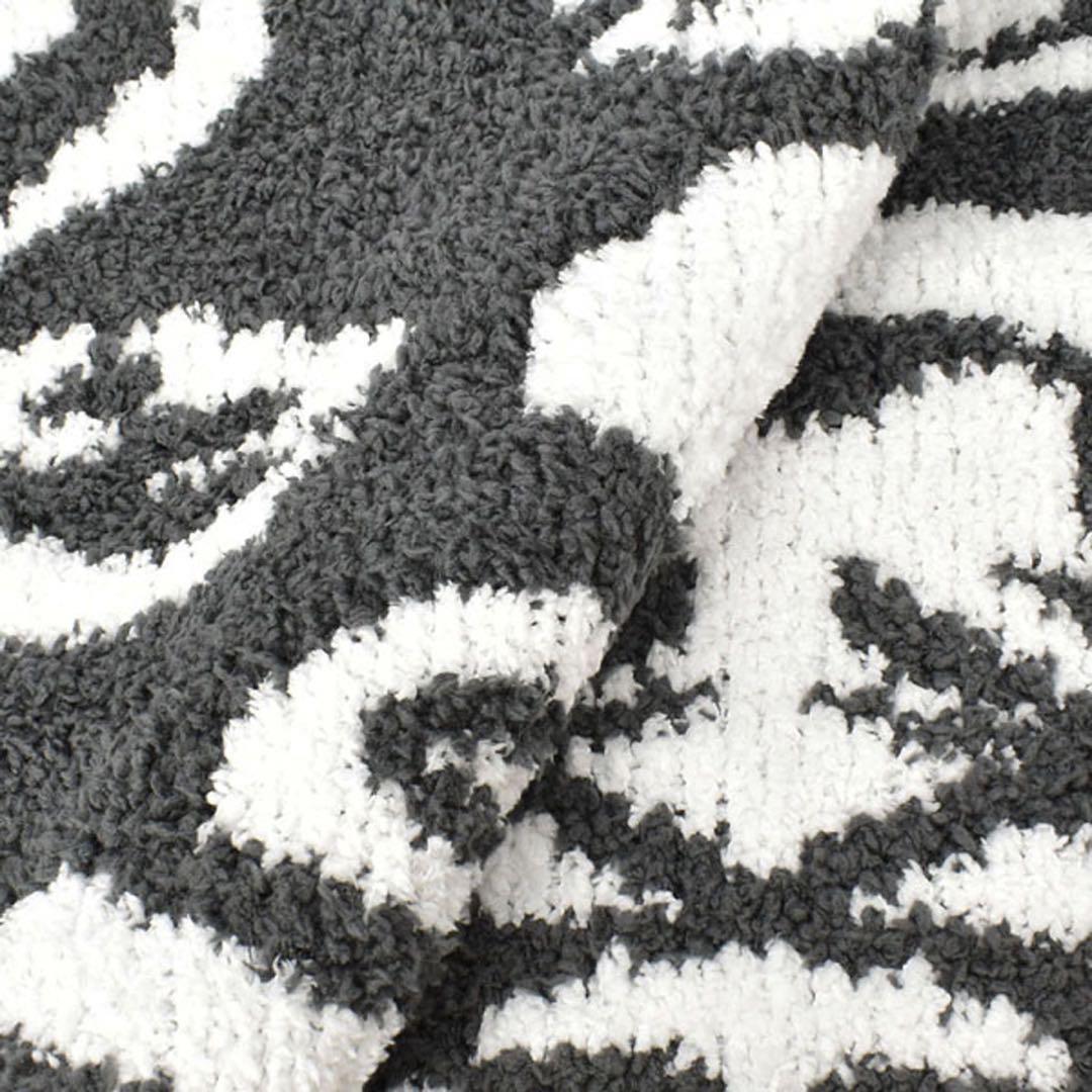 kashwere カシウエア ダマスクブランケット スレートホワイト