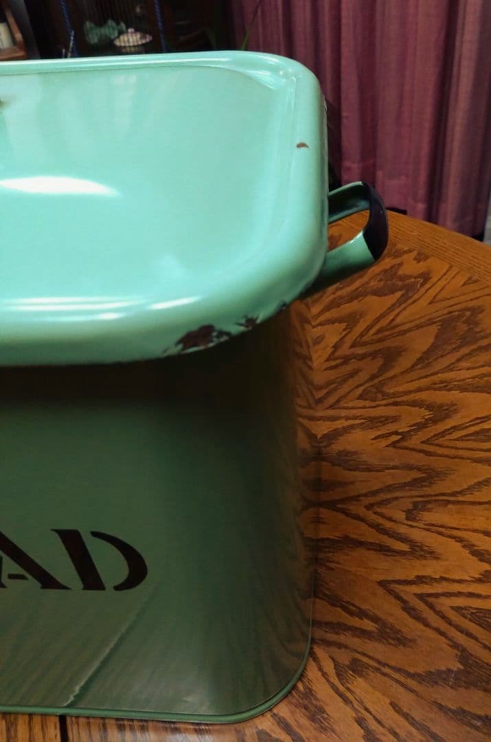 ホーロー　ブレッド缶　BREAD ブレッドケース　協和工業