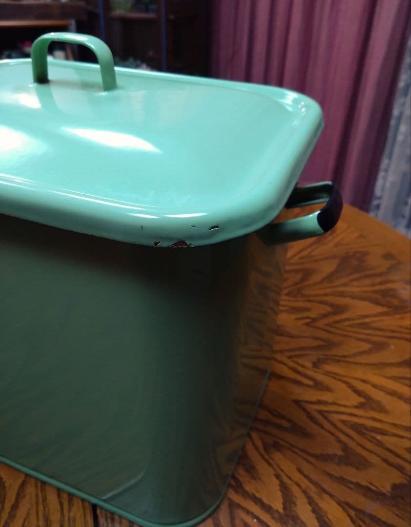 ホーロー　ブレッド缶　BREAD ブレッドケース　協和工業