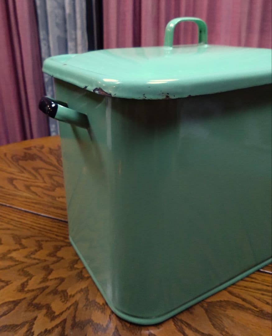 ホーロー　ブレッド缶　BREAD ブレッドケース　協和工業