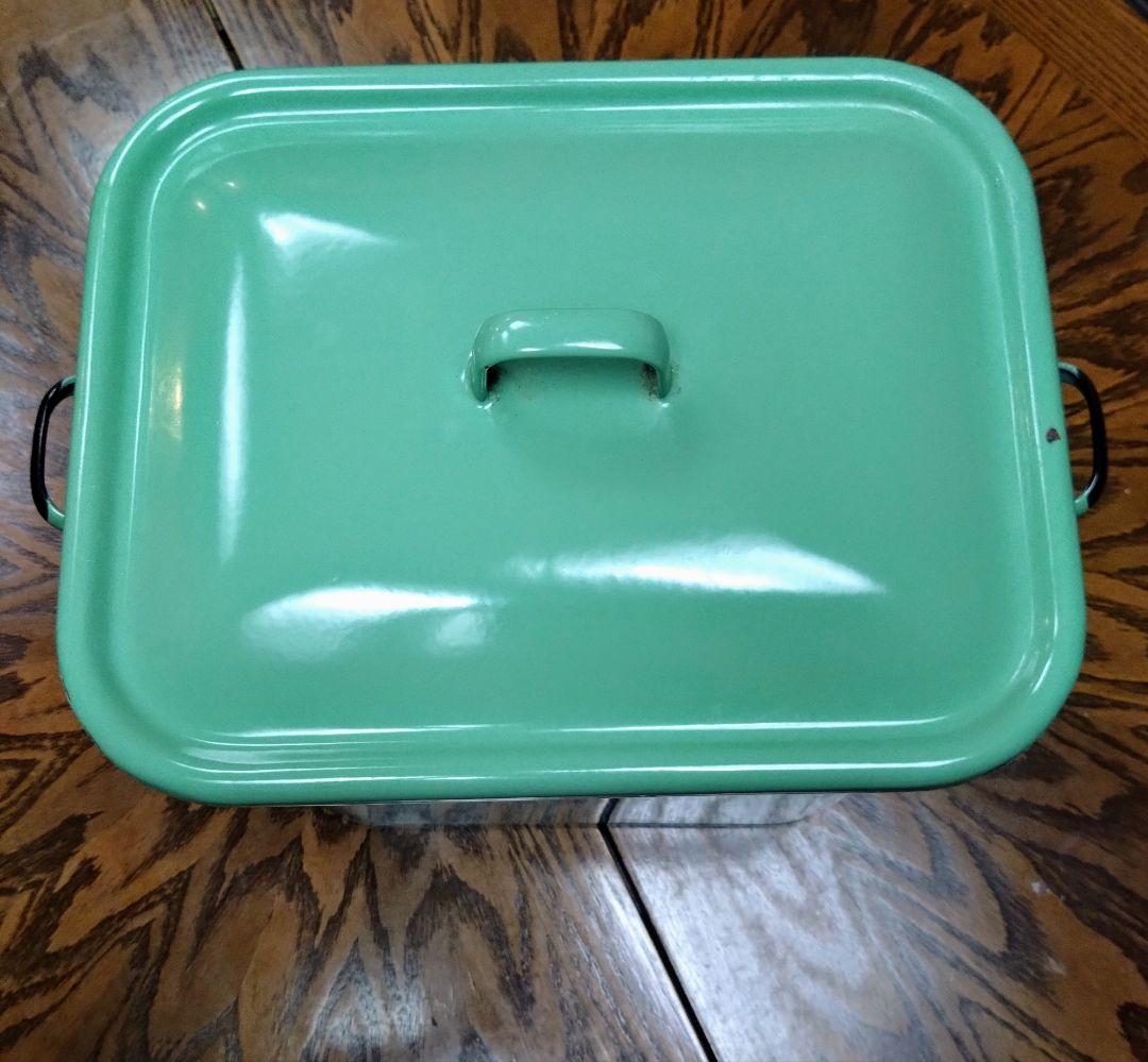 ホーロー　ブレッド缶　BREAD ブレッドケース　協和工業