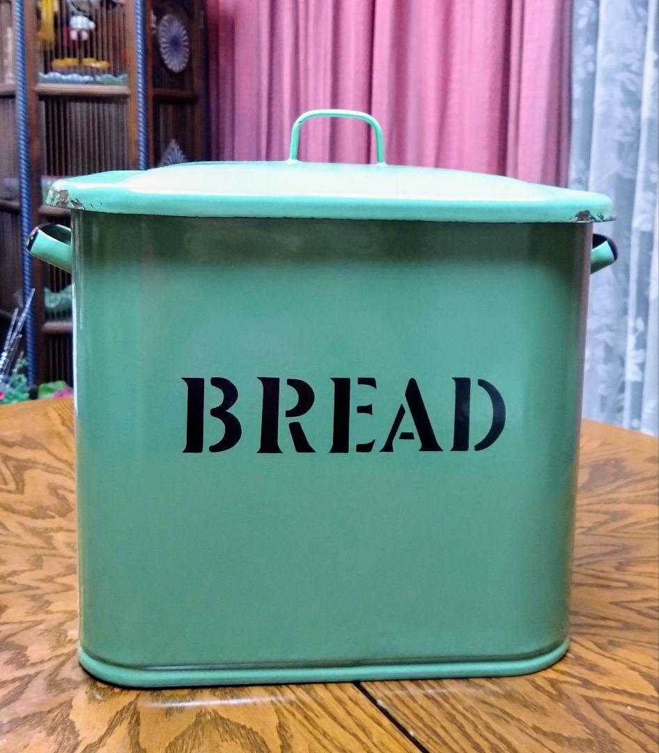 ホーロー　ブレッド缶　BREAD ブレッドケース　協和工業