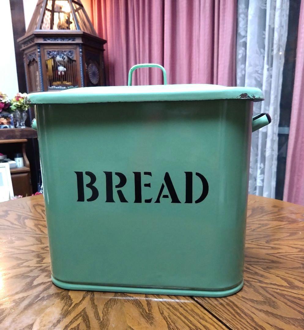 ホーロー　ブレッド缶　BREAD ブレッドケース　協和工業