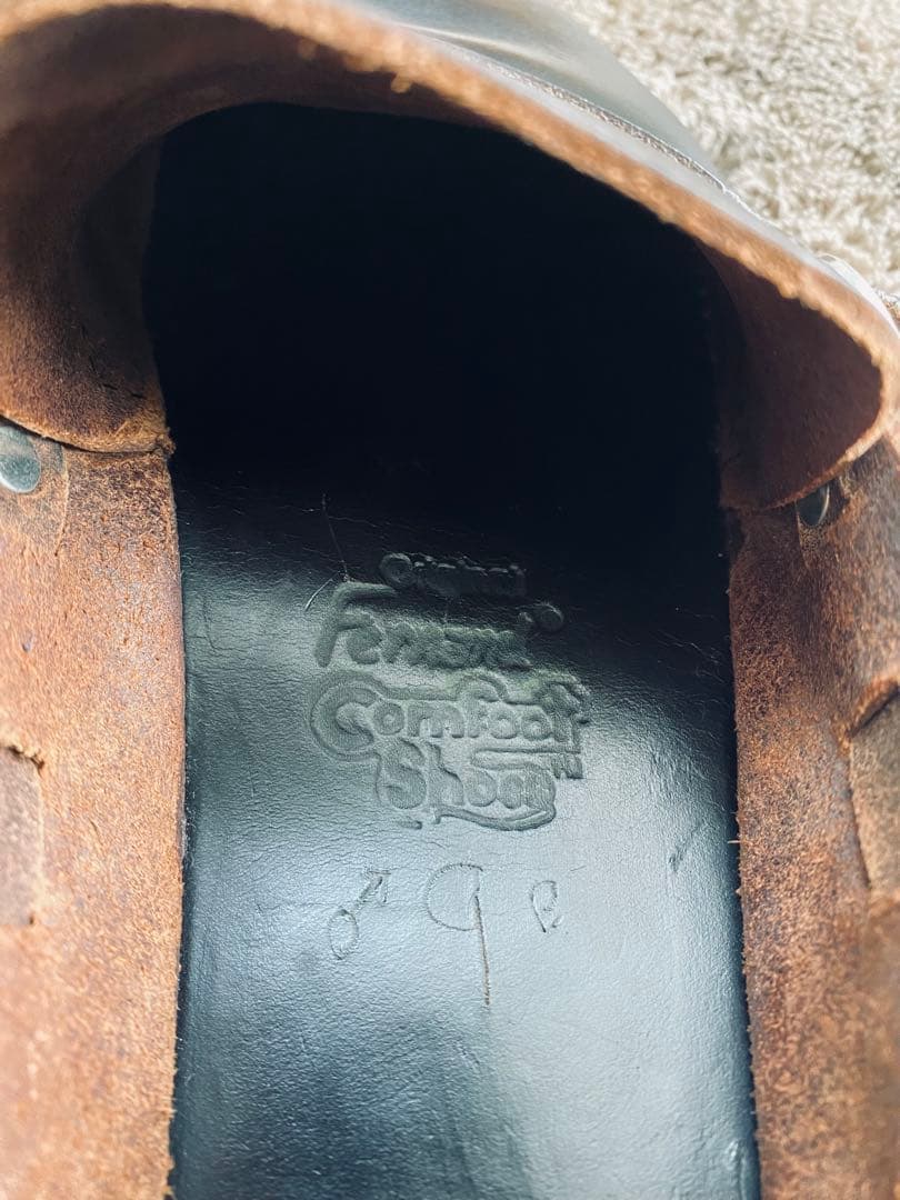 フェルナンドレザー　ミドルイングリッシュ　ブラック　9E