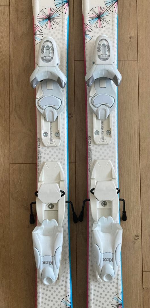 ロシニョール　スキー板セット　130cm ストック付き