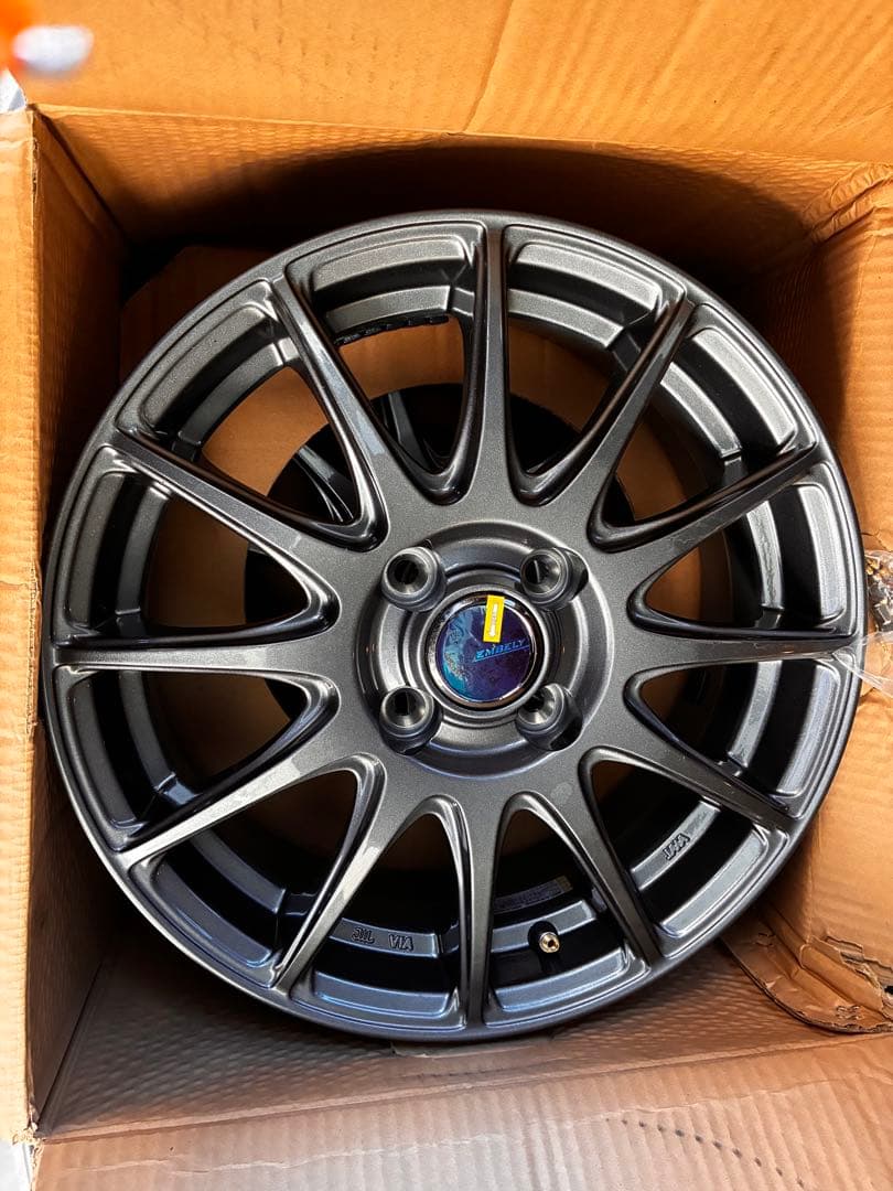 EMBELY S10 ガンメタリック 15インチホイール　4本セット