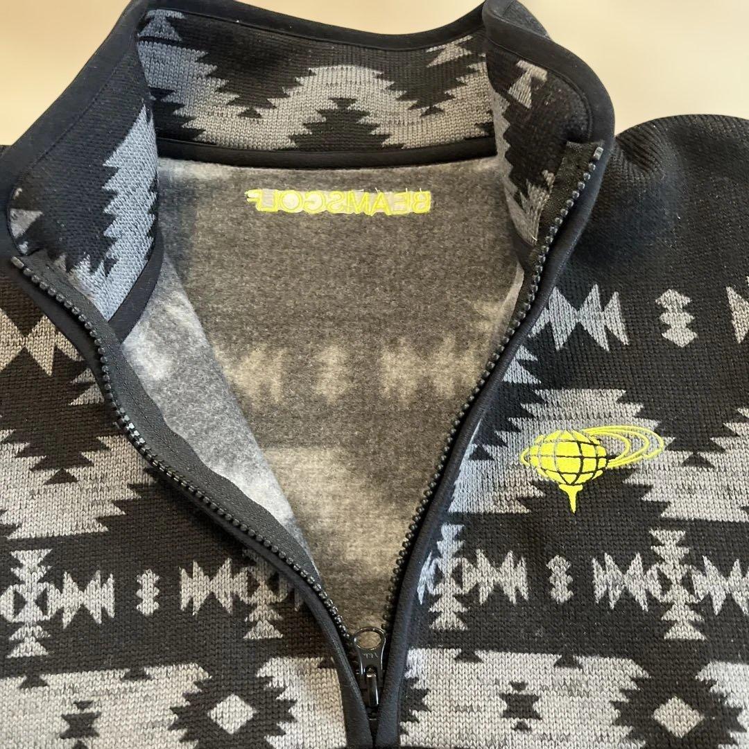 ビームスゴルフ ハーフジップ　フリースジャケット　プルオーバー