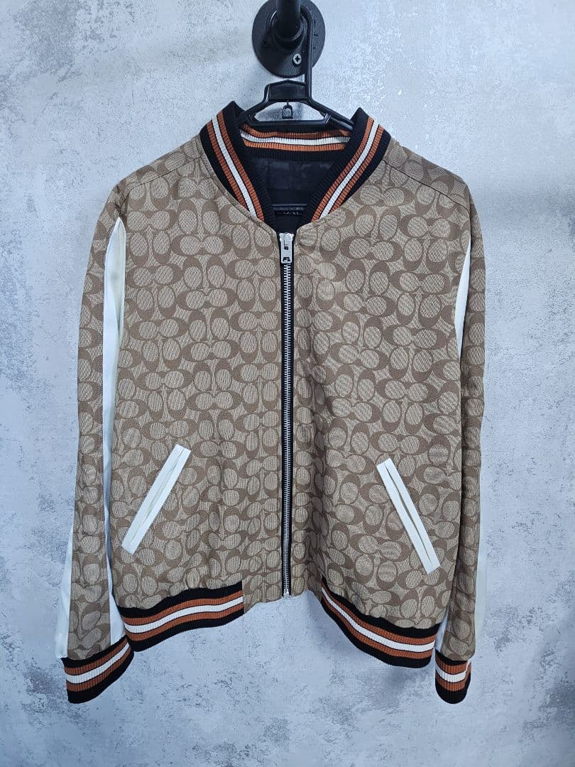 【美品】COACH コーチ　スーベニアジャケット　シグネチャー　ブルゾン