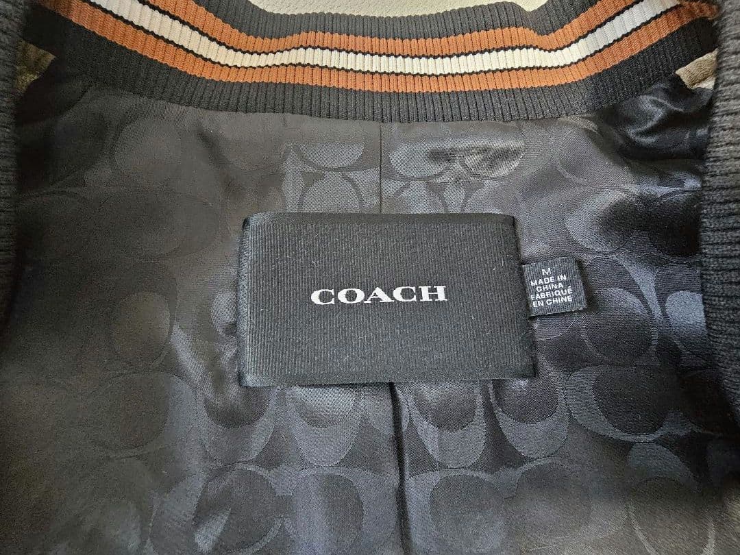 【美品】COACH コーチ　スーベニアジャケット　シグネチャー　ブルゾン