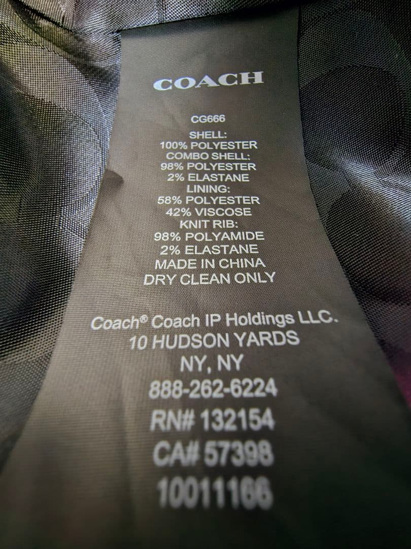 【美品】COACH コーチ　スーベニアジャケット　シグネチャー　ブルゾン