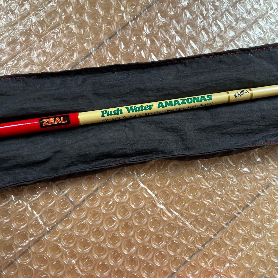 中古　ロッド　ZEAL Push Water AMAZONAS pw-64M