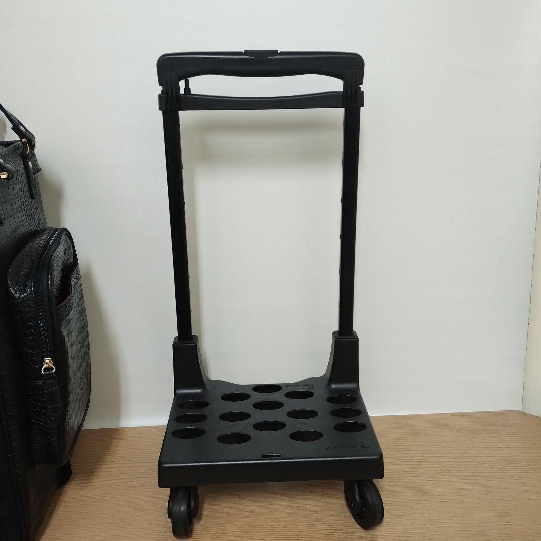 黒 クロコダイル調 キャリーケース