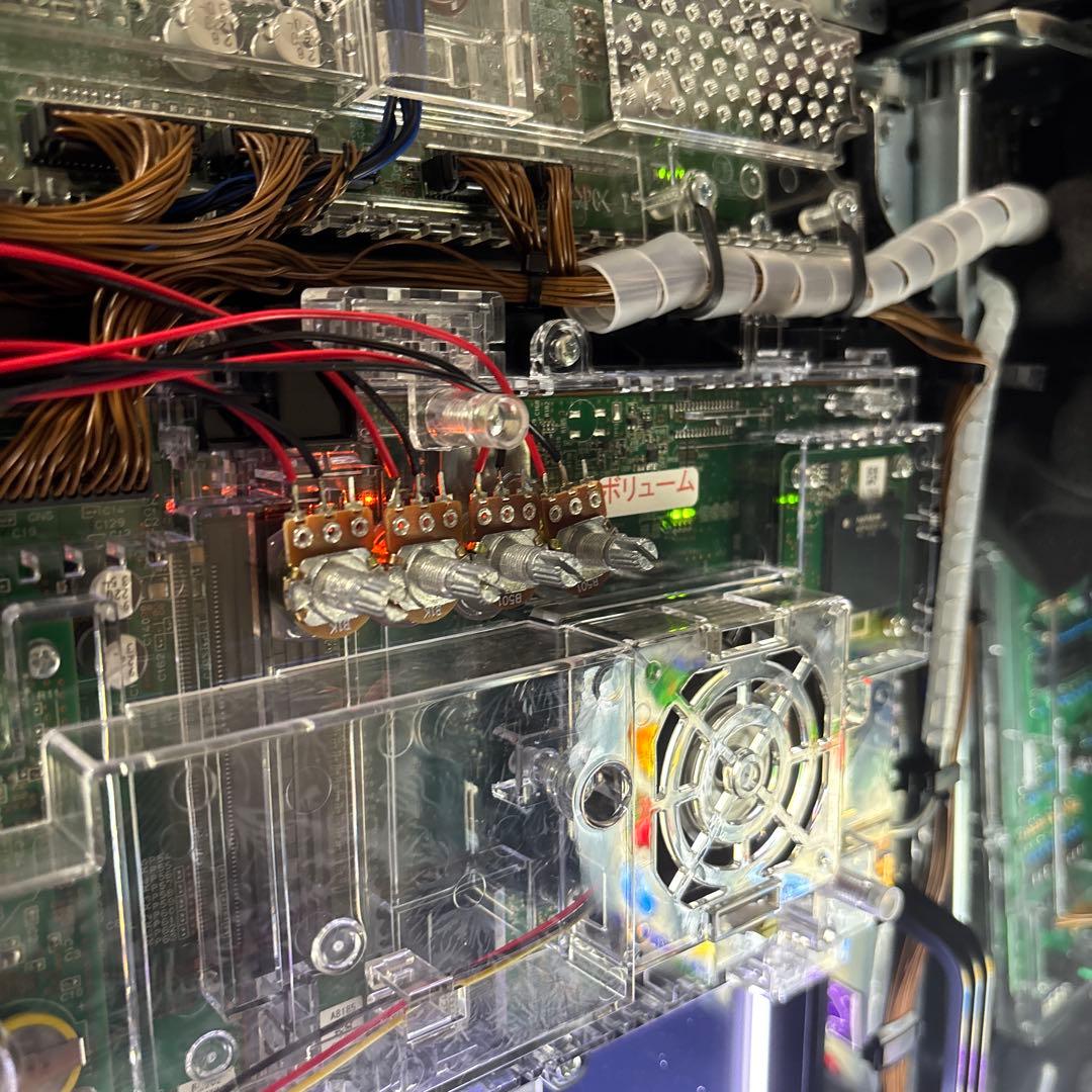 スマスロ鏡 実機 データカウンタ接続可能 バイブオン/オフスイッチ取付け済