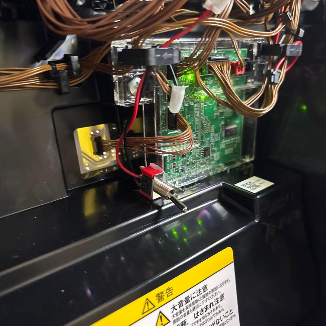 スマスロ鏡 実機 データカウンタ接続可能 バイブオン/オフスイッチ取付け済