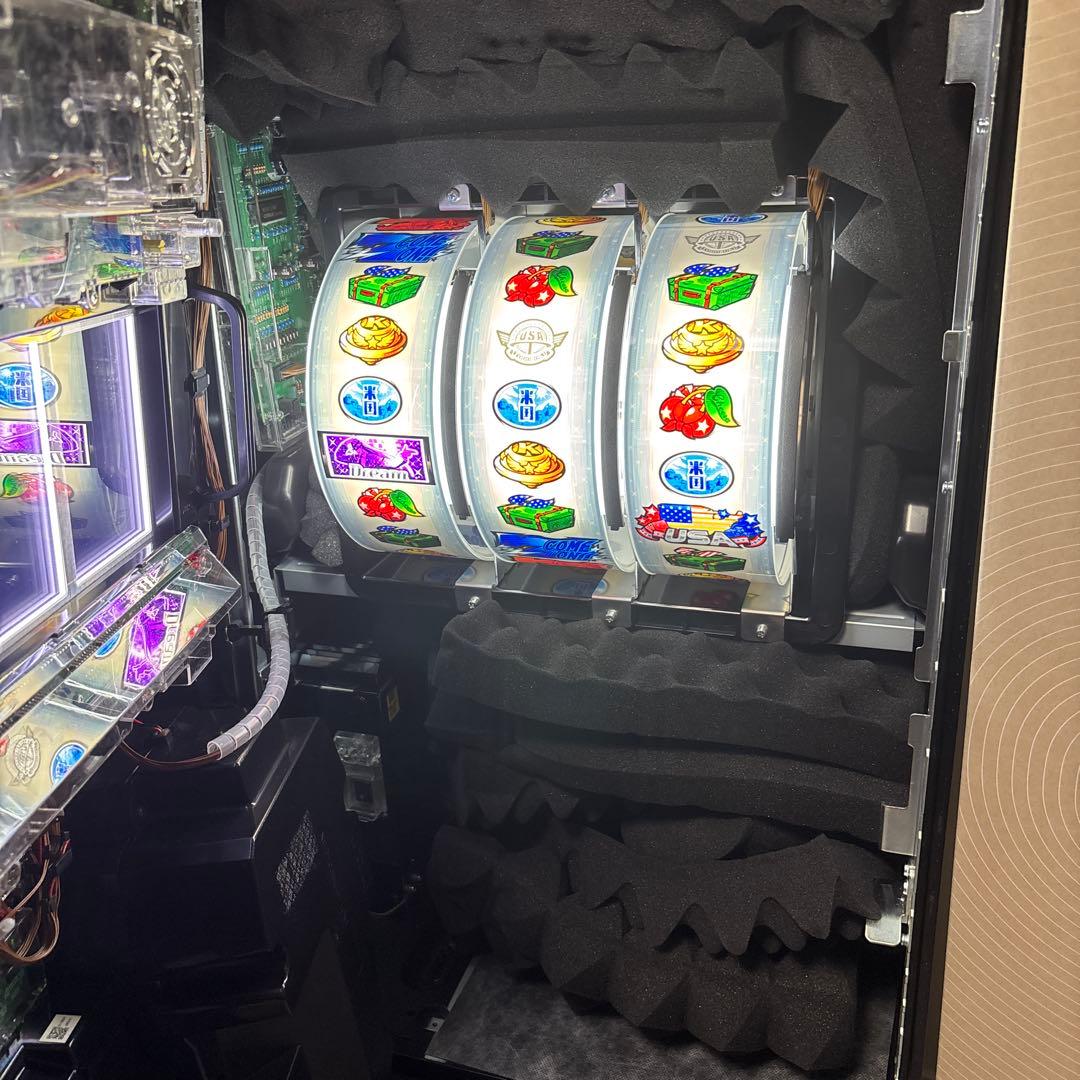 スマスロ鏡 実機 データカウンタ接続可能 バイブオン/オフスイッチ取付け済