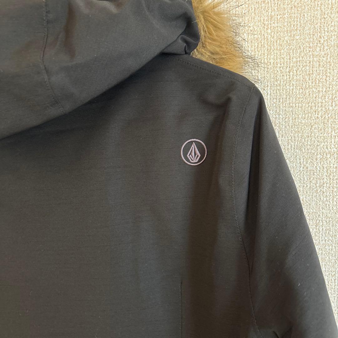 Volcom ブラック スノーボードジャケット
