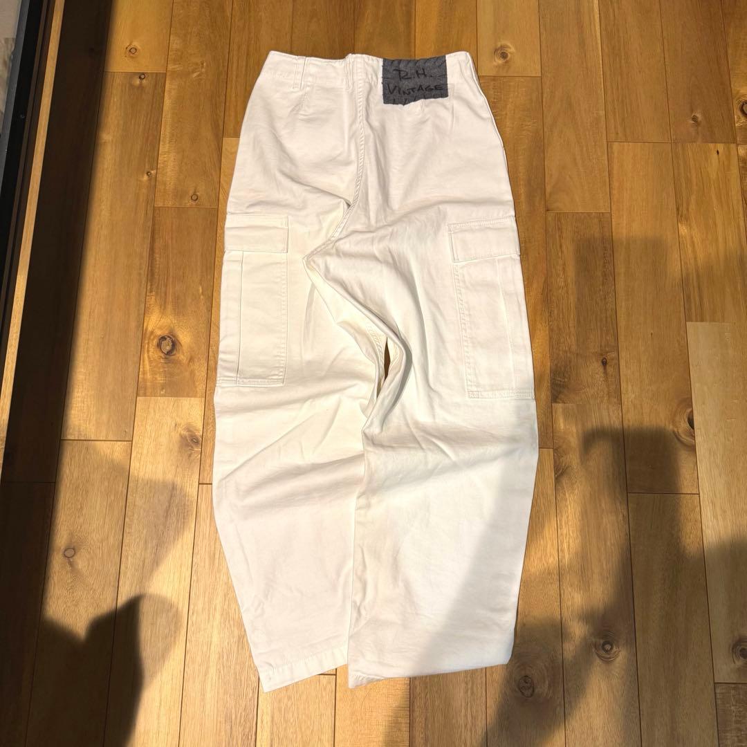 美品☆ロンハーマンビンテージ　ホワイト カーゴパンツ　Sサイズ