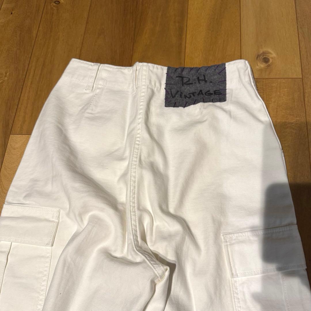 美品☆ロンハーマンビンテージ　ホワイト カーゴパンツ　Sサイズ