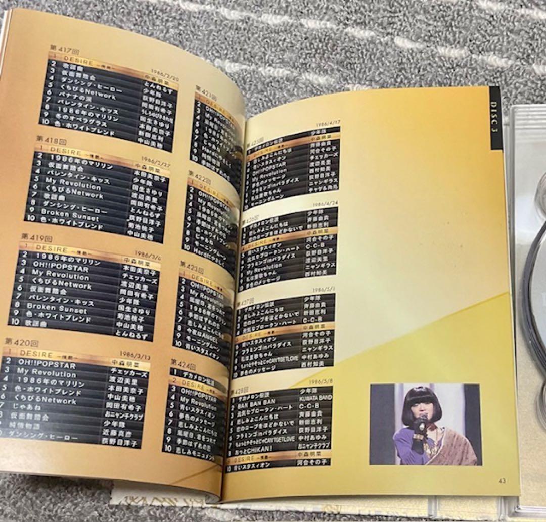 中森明菜 30th ザ・ベストテン プレミアムBOX DVD5枚組【ほぼ未使用】