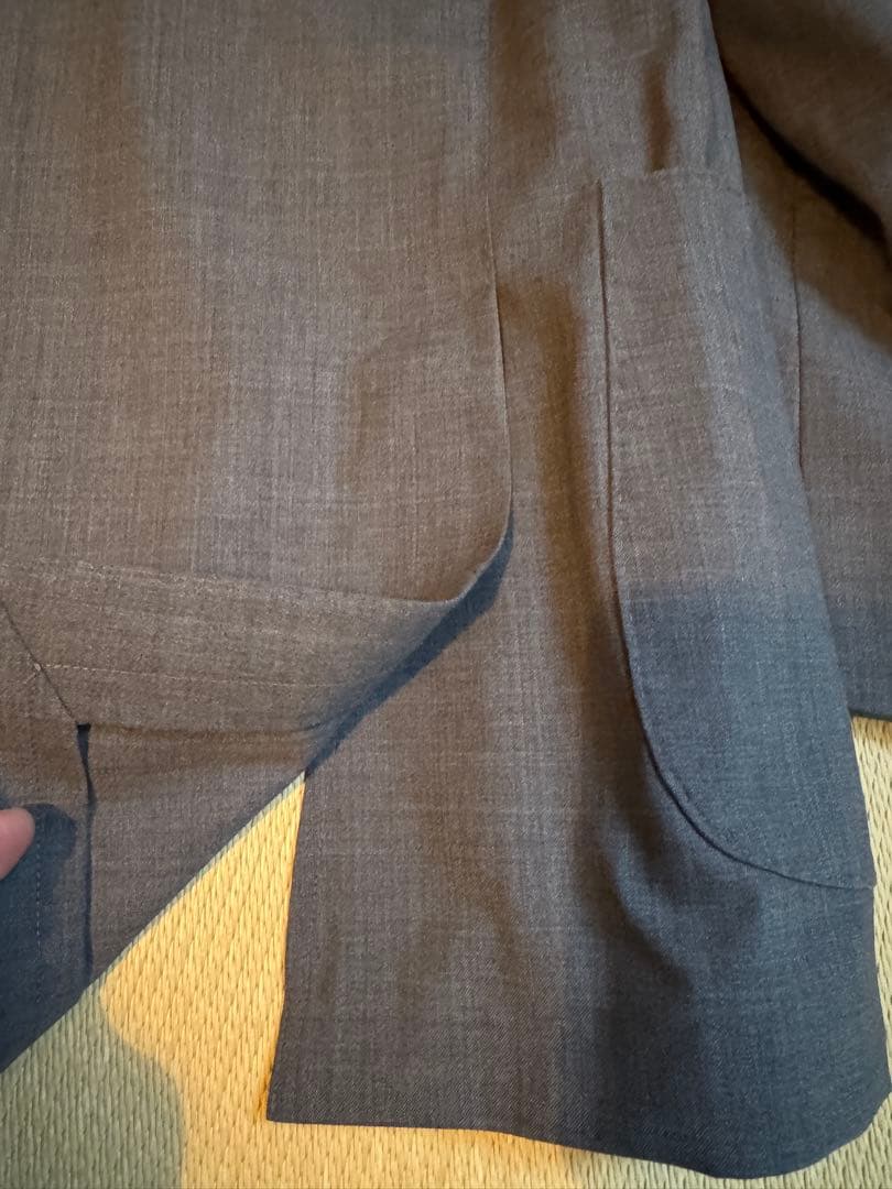 LARDINI トラベルパッカブル　グレー スーツ　セットアップ