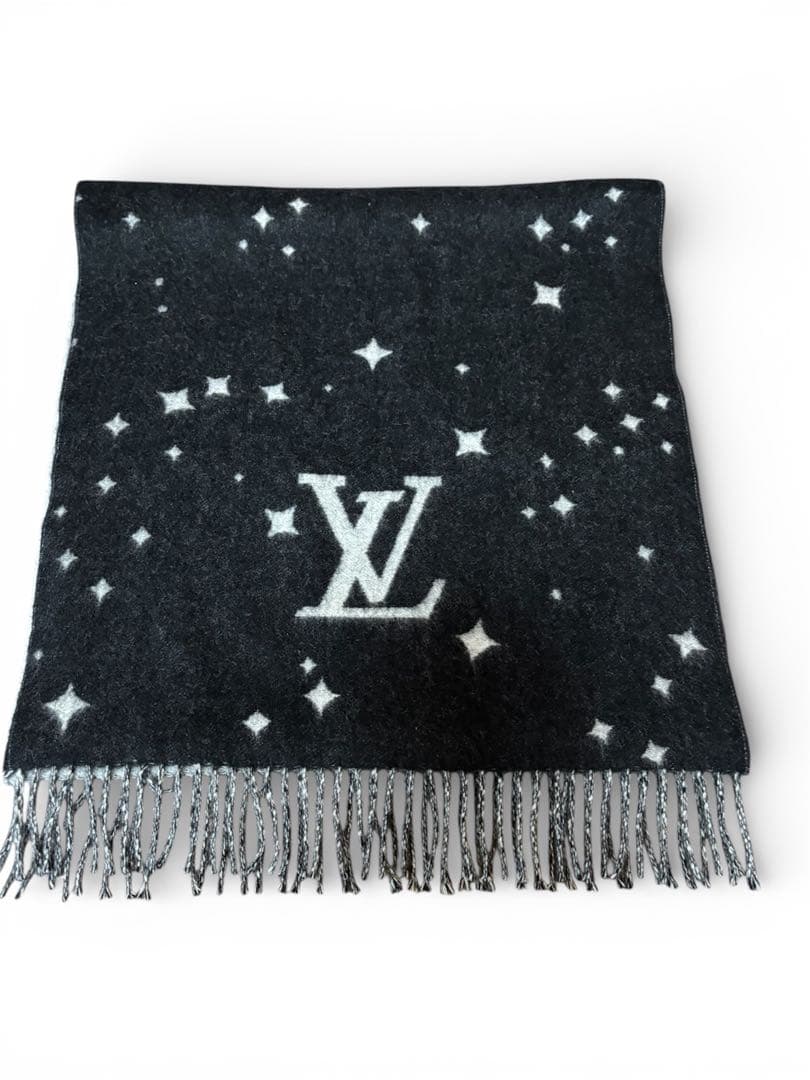 [美品]LOUIS VUITTON エシャルプ モノグラム カシミヤ マフラー