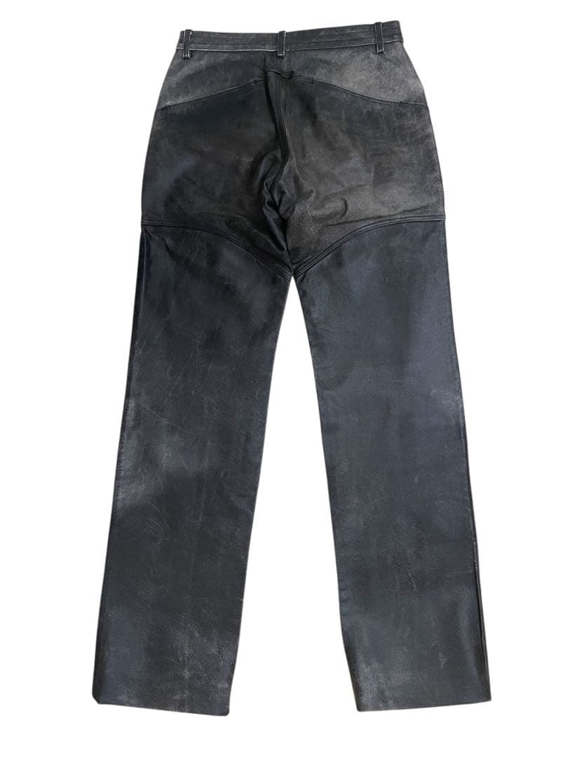 あ*い様 jean paul gaultier レザーパンツ 本革 牛革 90s