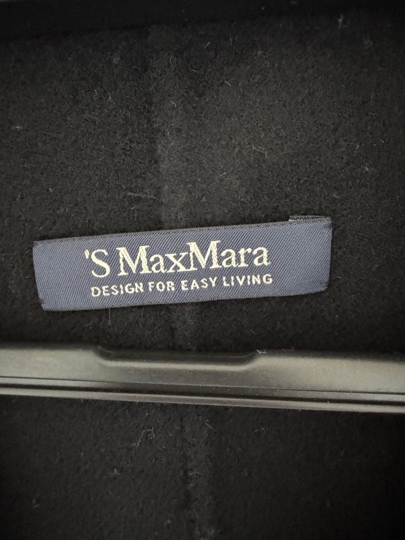 S マックスマーラ黒コート