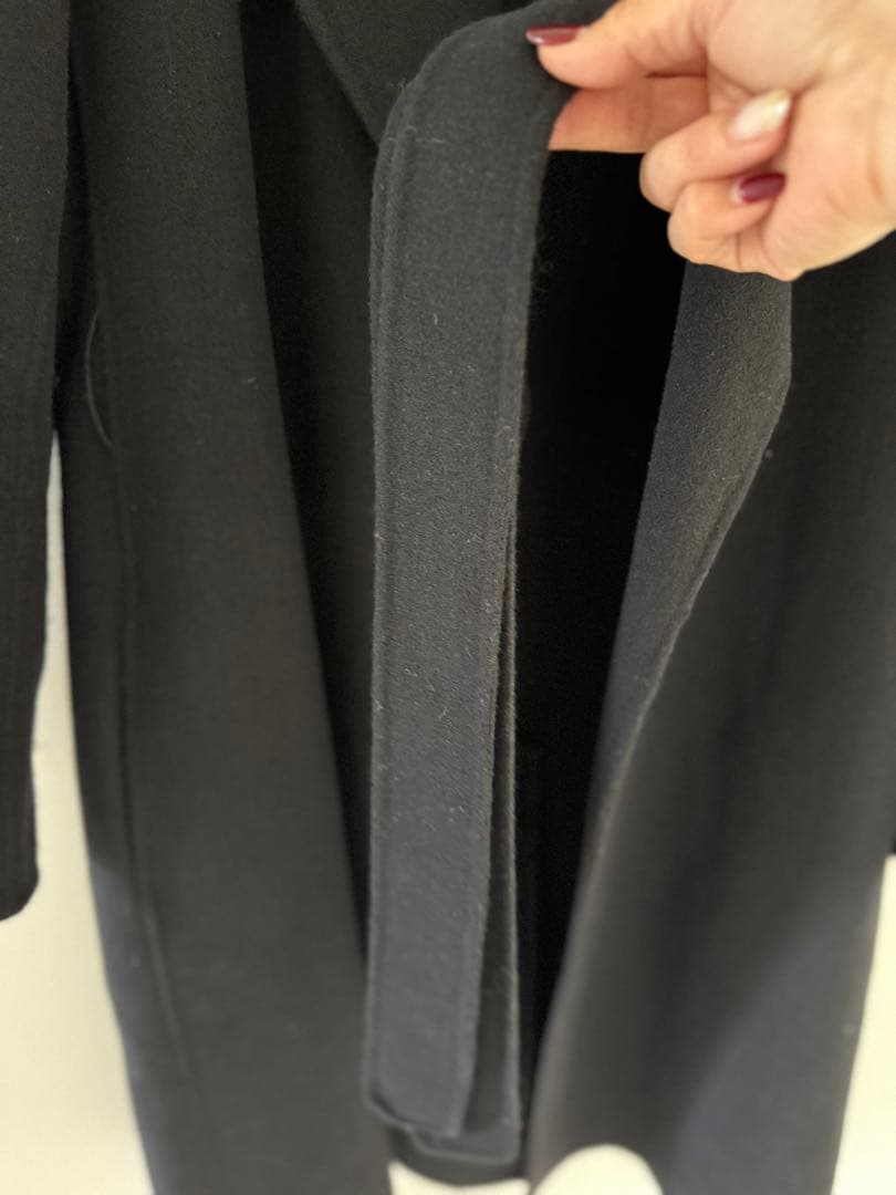 S マックスマーラ黒コート