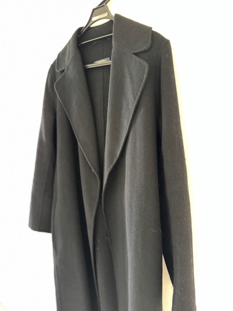 S マックスマーラ黒コート