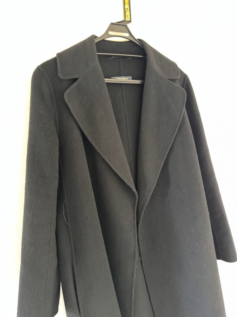 S マックスマーラ黒コート