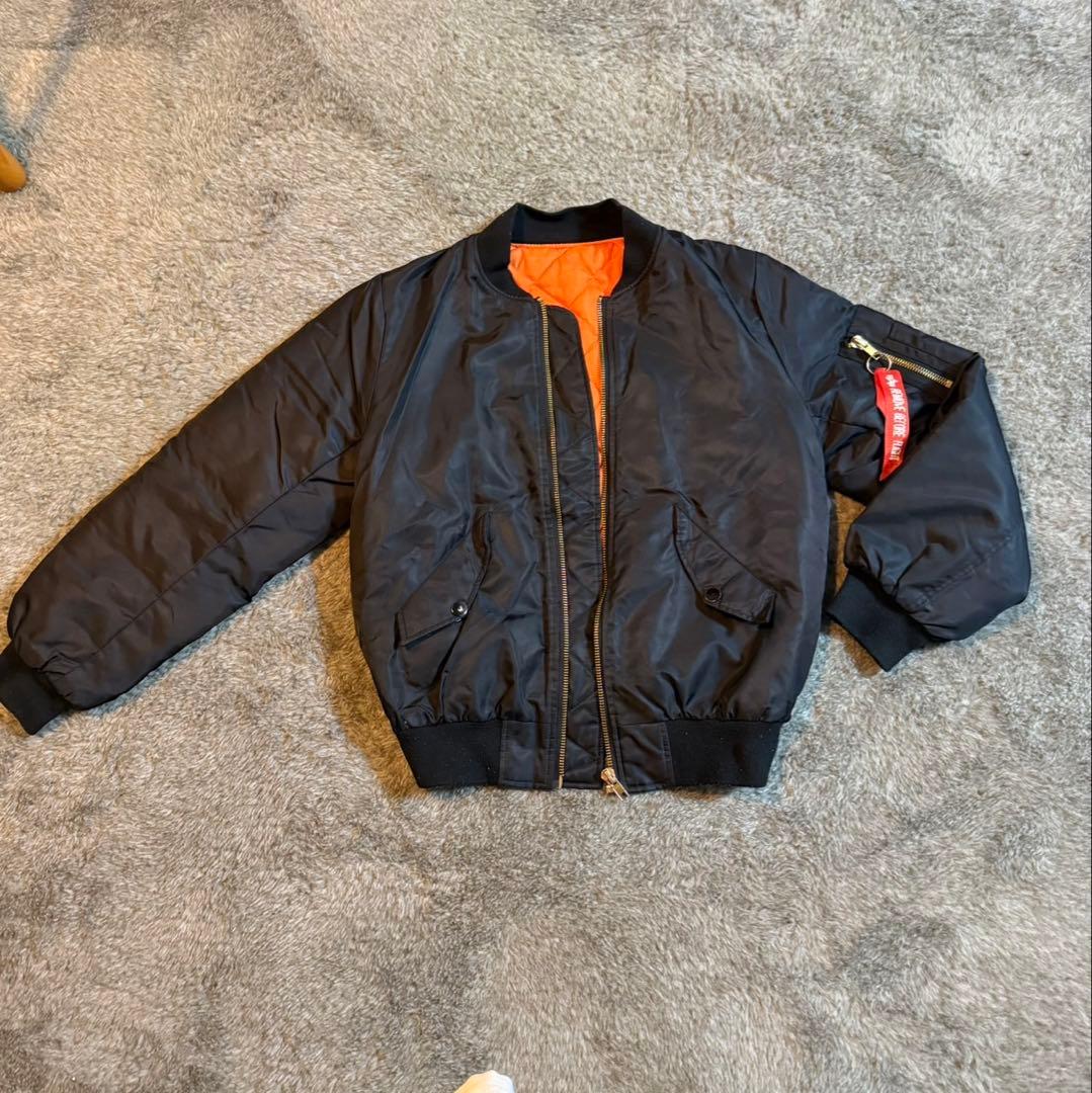 PABLO ブラックMA1ブルゾンジャケット