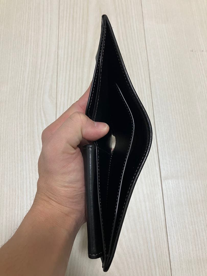 WILD SWANS 二つ折り財布 黒