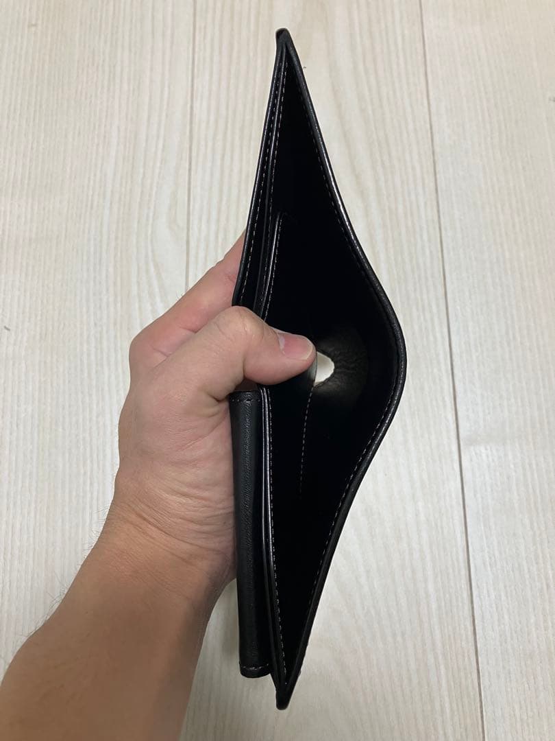 WILD SWANS 二つ折り財布 黒