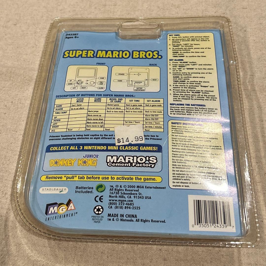 【レア】マリオ セメントファクトリー　ゲームウォッチ　ミニクラシックス